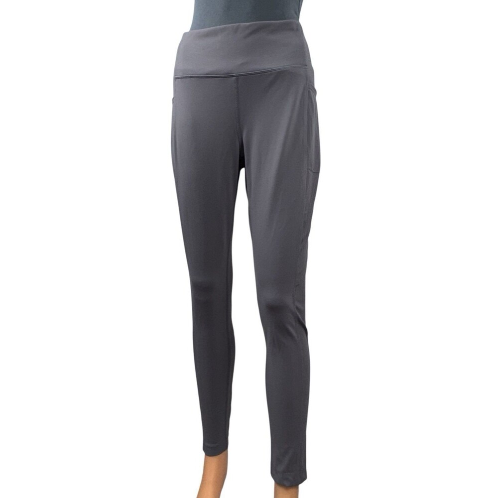 Mondetta High Rise Ribbed Panel Legging Jogger Athletic Womens  Large Purple New